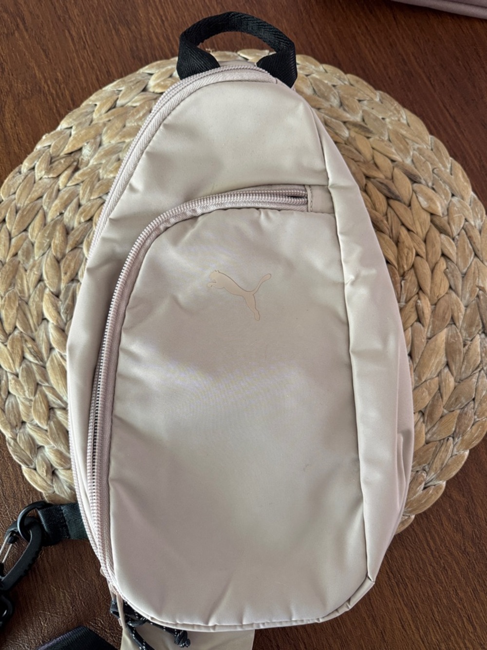 Puma Light Cream Sling Pack with Subtle Logo